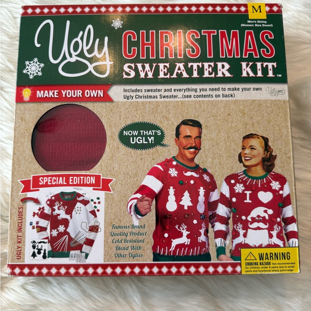 Ugly Christmas Sweater Kit Sz M